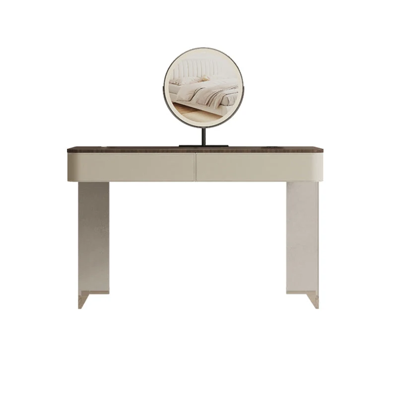 17.72" Wide Make-up Vanity in White Makeup Vanity Desk Table with Drawers