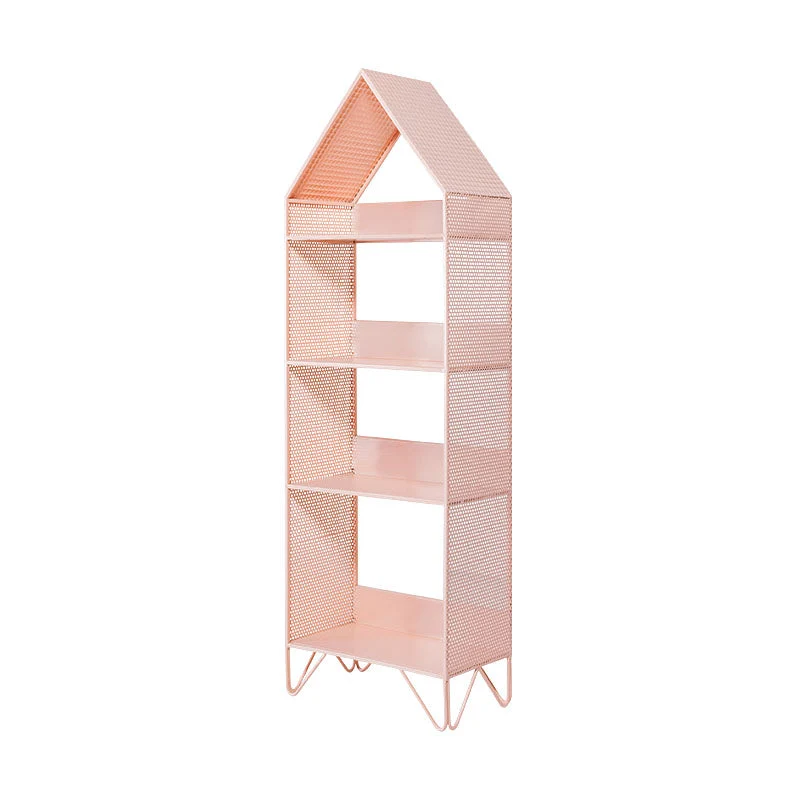 Modern Style Bookcase Metal Open Back Bookshelf for Home Office Use