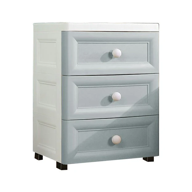 Plastic Wardrobe Armoire with Legs Modern Storage Cabinet with Drawer