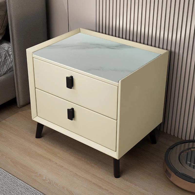 Drawer Storage Night Table Contemporary Bed Nightstand for Bedroom