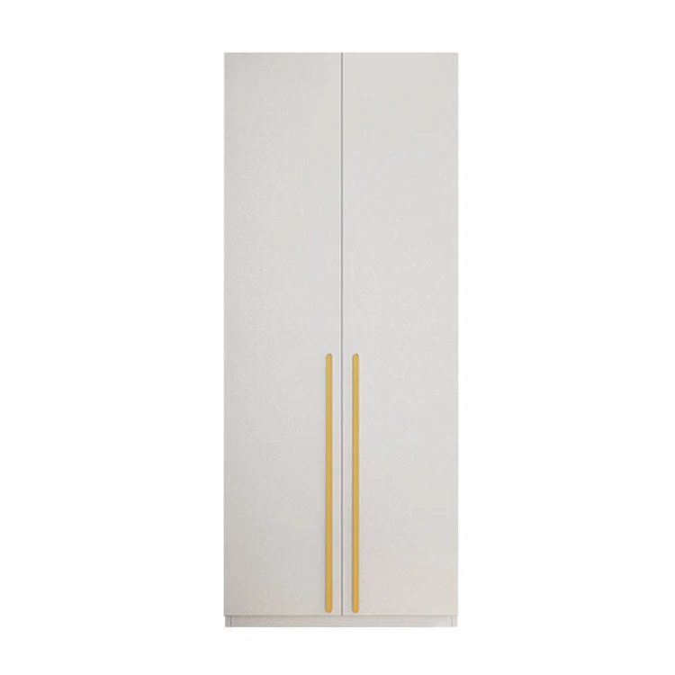 White Colour Wardrobe Wooden 1 Drawer Wardrobe Closet for Bedroom