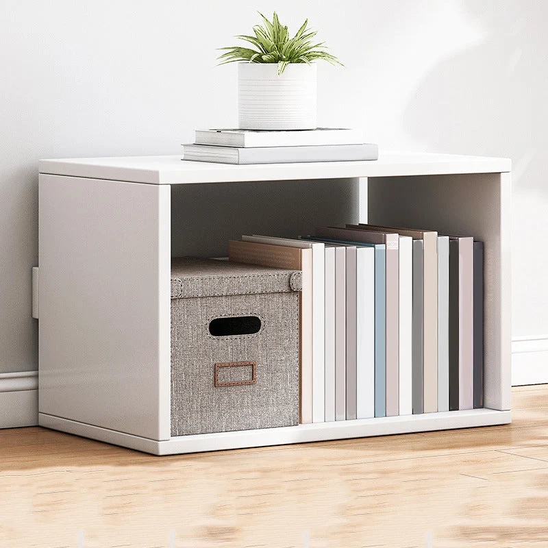 Scandinavian Style Bookshelf 11"H Wood Bookcase for Home Office