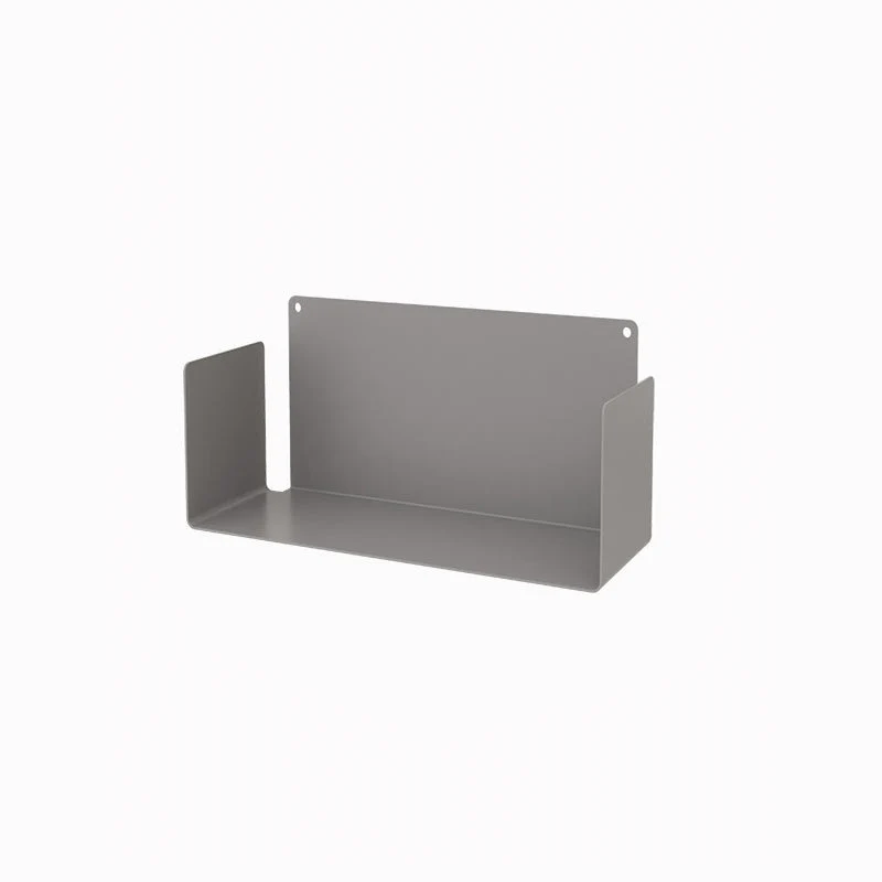 Closed Back Modern Style Bookcase Metal Wall Mounted Bookshelf for Home Office