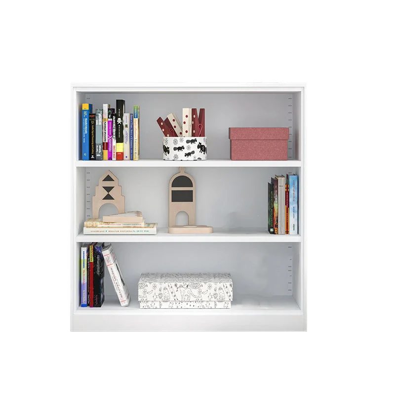 Closed Back Steel Bookshelf Modern Home Living Room Bedroom Standard Bookcase