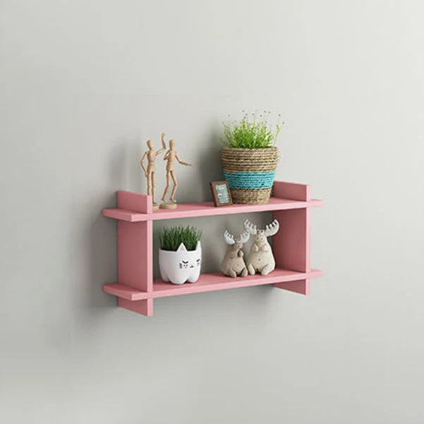 11.8" H Modern Floating Bookshelf Manufactured Wood Bookcase
