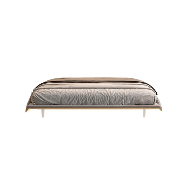 Mid-Century Modern Daybed Pine Wood Foam Rectangular Bed Frame for Home