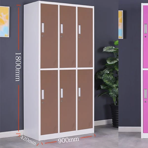 Contemporary Cabinet with Hinged Doors Metal Matte Finish Bathroom Storage Cabinet