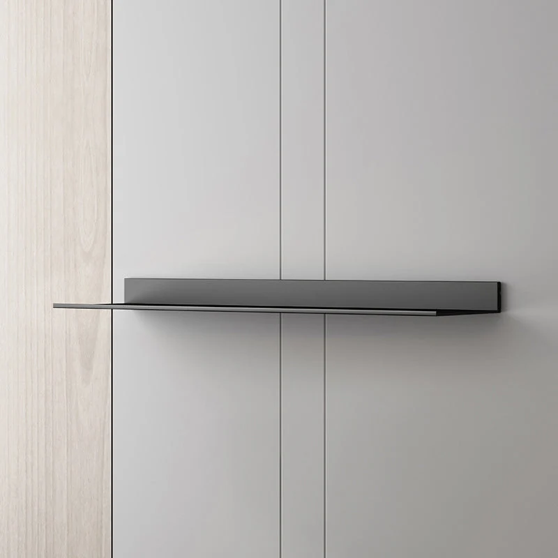 Metal Bookshelf Wall Mounted Contemporary Bookcase for Home Office