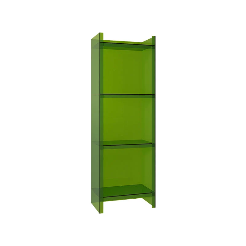 Scandinavian Home Office Bookshelf Acrylic Closed Back Bookcase