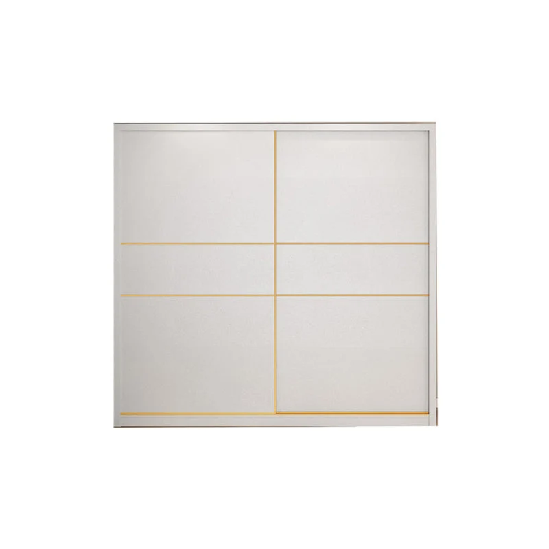 White Engineered Wood Wardrobe Cabinet Contemporary Wardrobe Armoire