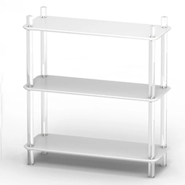Acrylic Frame Bookshelf Open Storage Scandinavian Etagere Bookcase