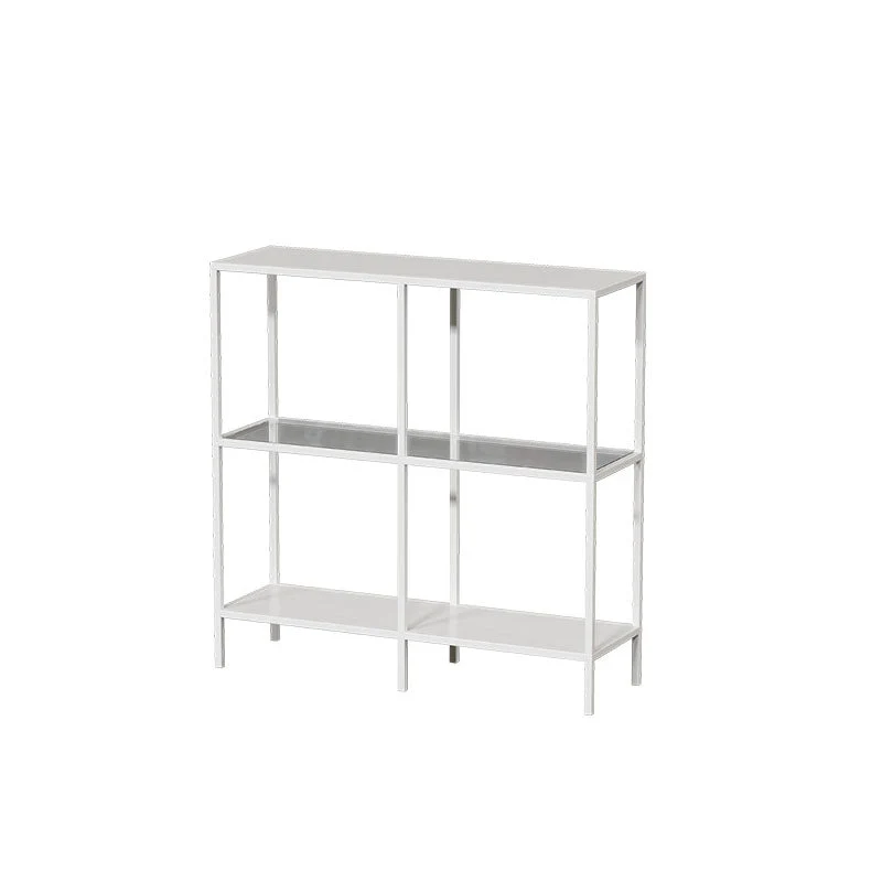 Modern Bookcase Metal Open Back Etagere Bookshelf for Home Office