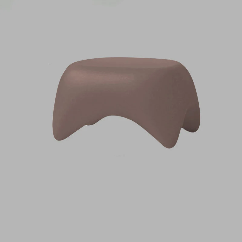 Contemporary Nordic Trapezoid Children Full PE Low Stool Backless Armless For Living Room