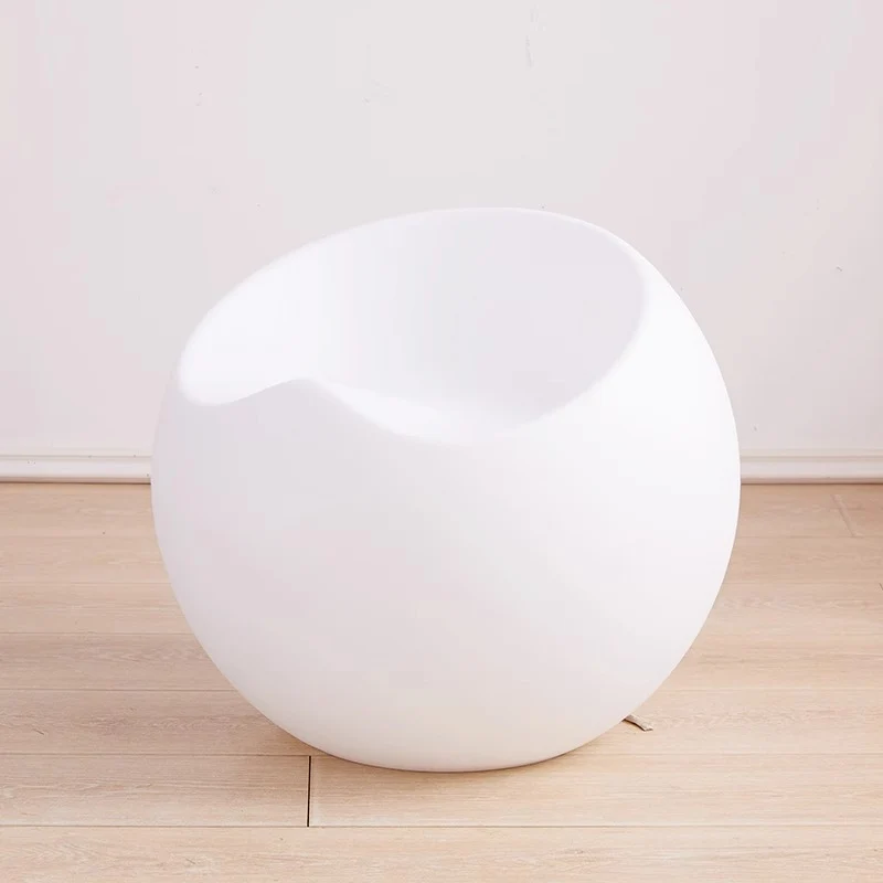 Contemporary Creative PP Apple & Sphere-Shaped Footstool For Entryway & Living Room