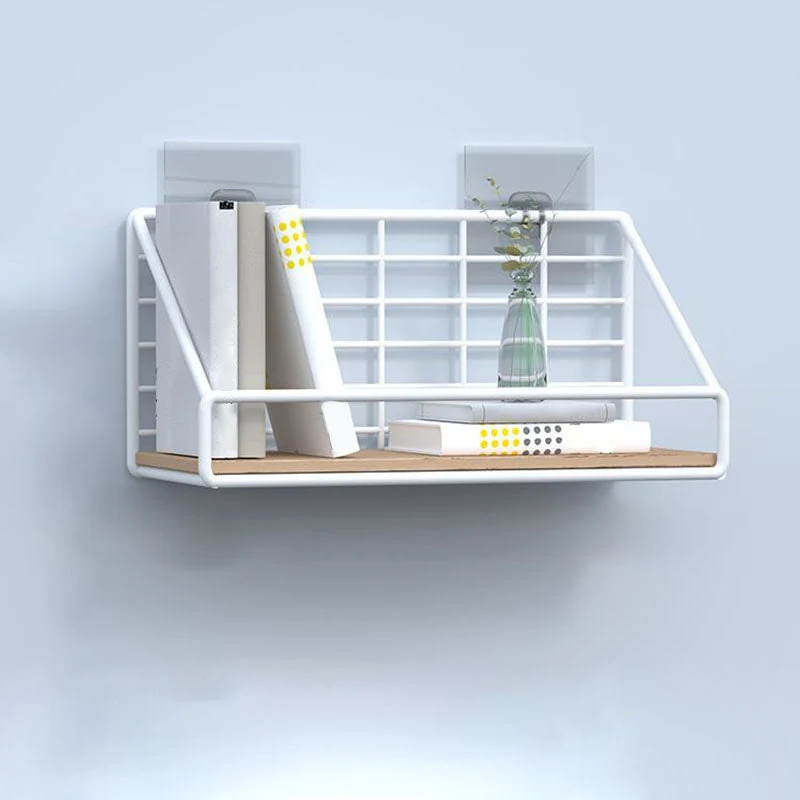 Modern Metal Bookcase, Geometric Bookshelf for Any Room, 6.5" W