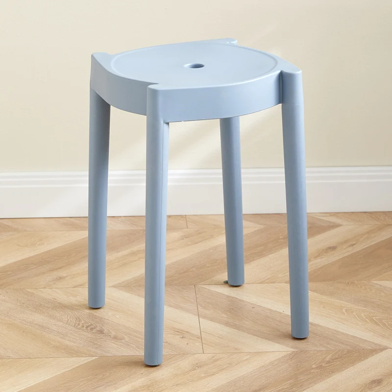 Modern Minimalist Plastic Round Chair For Living Room