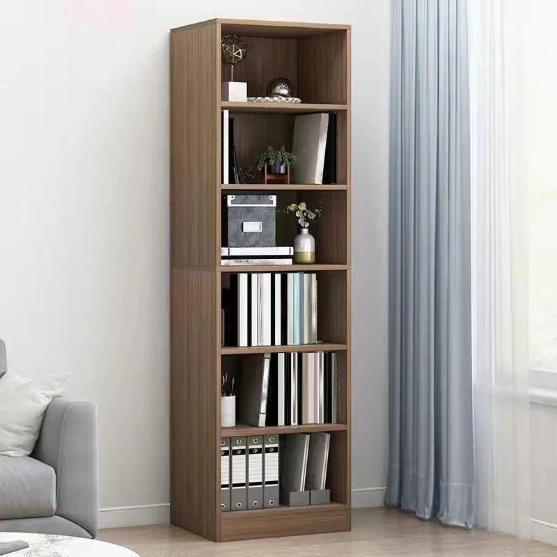 Closed Wooden Bookcase Modern Home Bedroom Living Room Standard Bookshelf