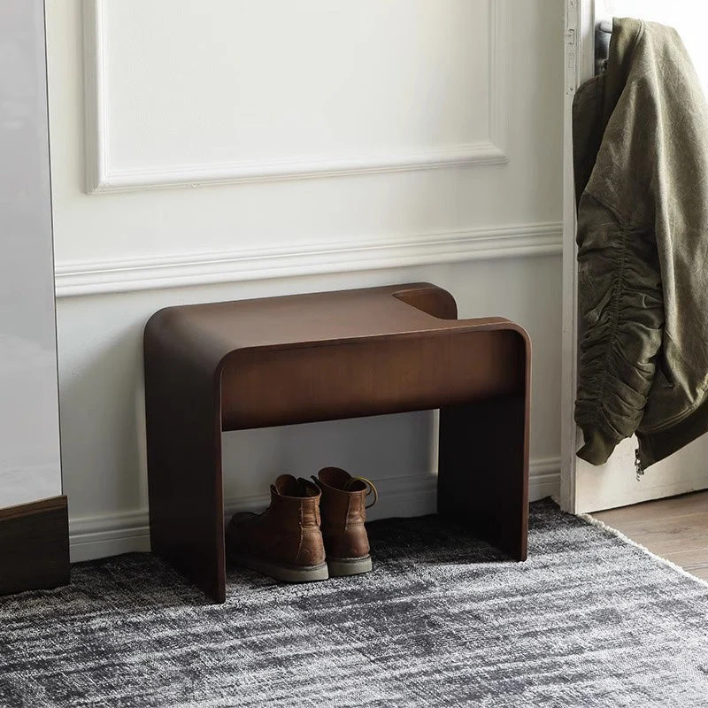 Modern Minimalist Rectangular Birch Wood Coffee Table Storage For Living Room