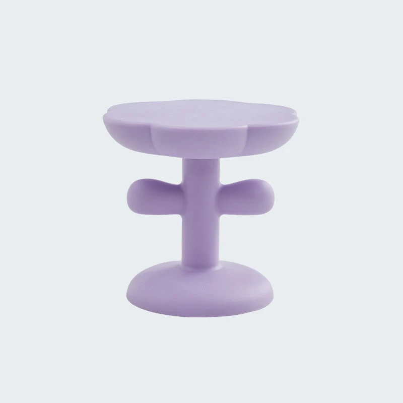 Modern Minimalist Floral PE Coffee Table 1-Tier For Living Room
