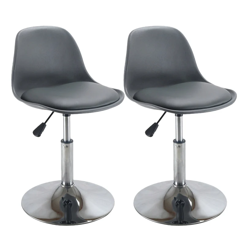 Scandinavian Adjustable Height Bar Stool Faux Leather Bar Stool for Bristol