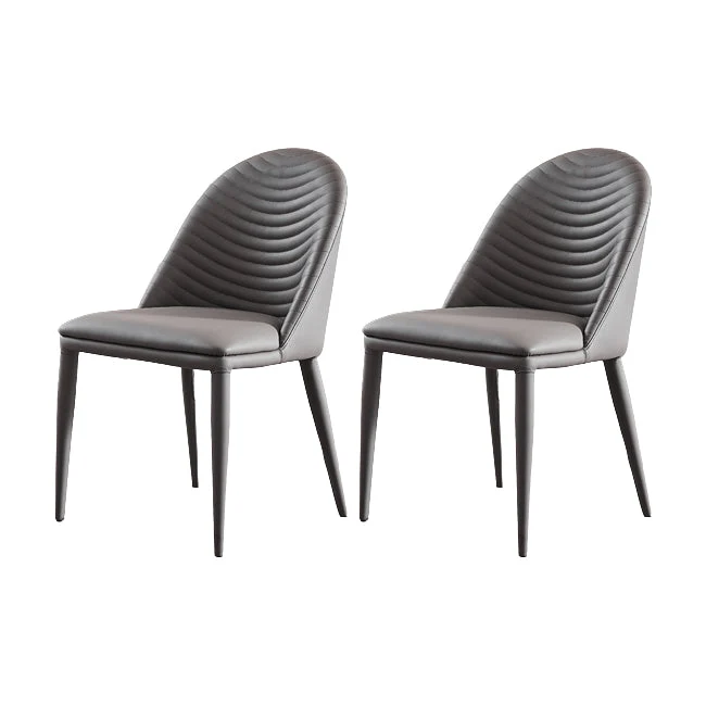 Parsons Dining Room Chair Upholstered Armless Dining Chairs for Home
