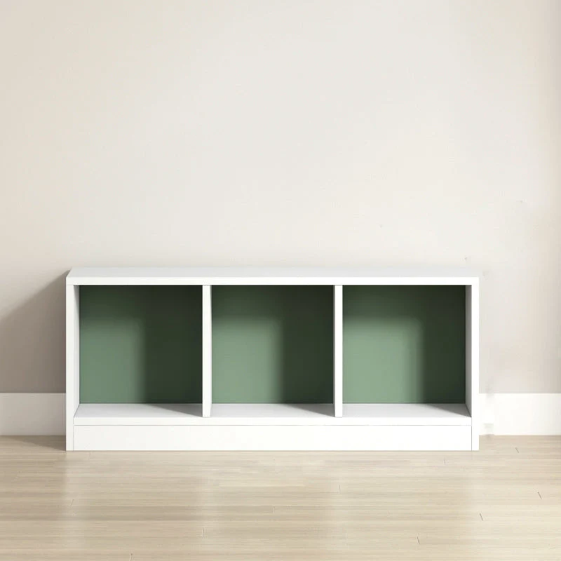 Contemporary Closed Back Bookcase Standard Wooden Bookshelf with Shelves