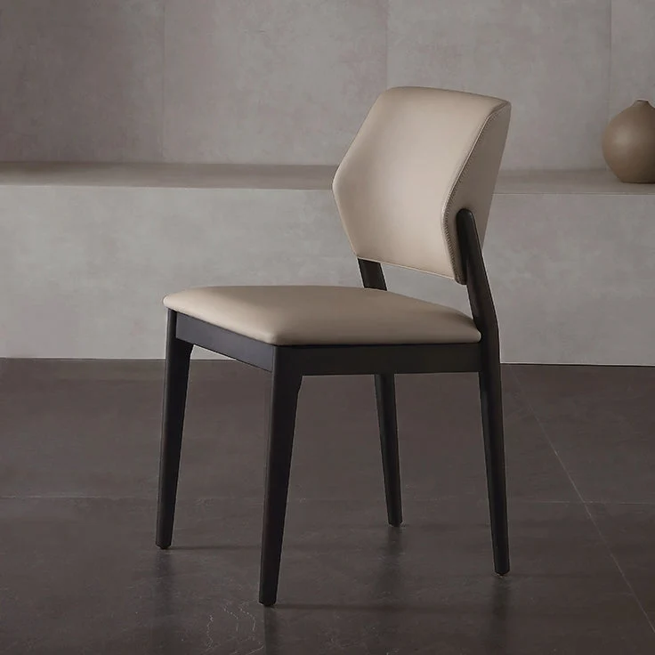 Faux Leather Dining Side Chair Modern Kitchen Side Dining Chairs