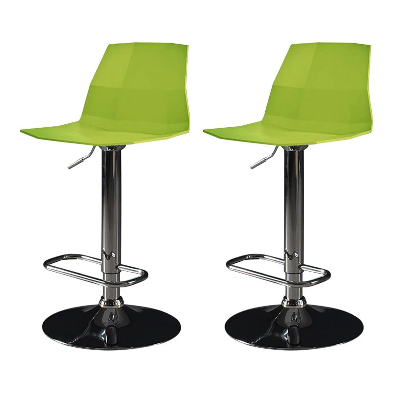 Living Room Nordic Adjustable Barstool PP Seat Bar Stool with Pedal