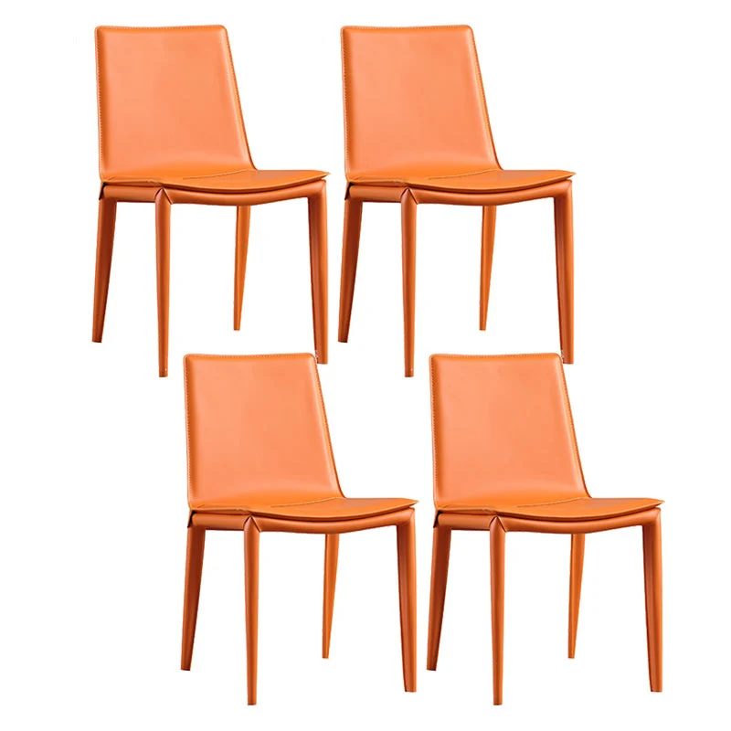 Faux Leather Dining Room Chair Modern Upholstered Dining Side Chair