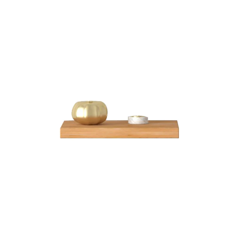 Scandinavian Floating Shelf Bookcase Wooden Bookshelf for Study Room