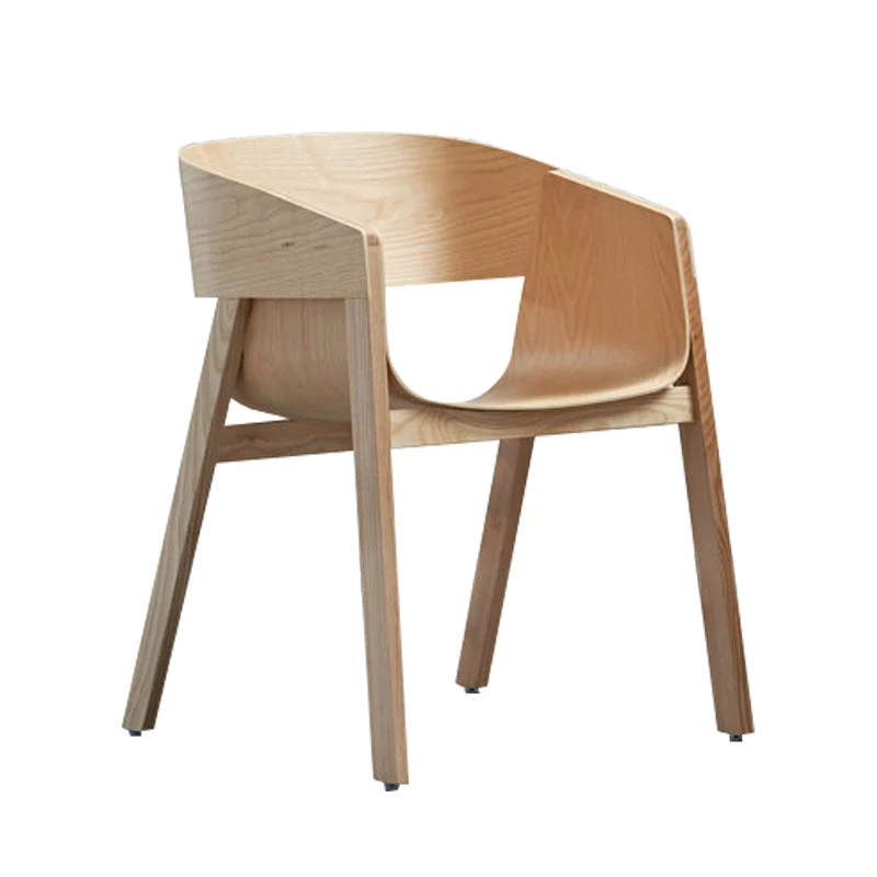 Traditional Wood Dining Arm Chairs Open Back Dining Side Chair