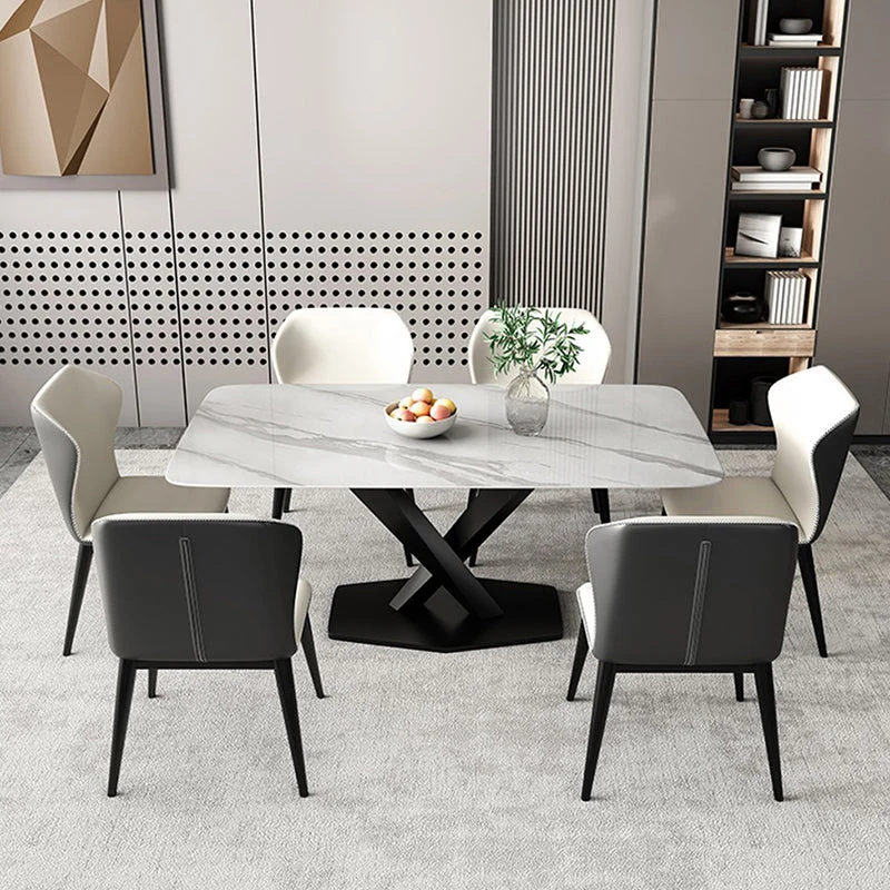 Luxury Sintered Stone Kitchen Table Rectangle Home Kitchen Desk