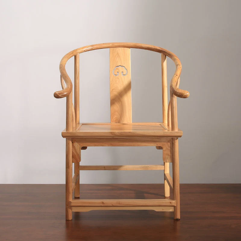 Traditional Style Kitchen Wooden Dining Chairs Dining Arm Side Chairs