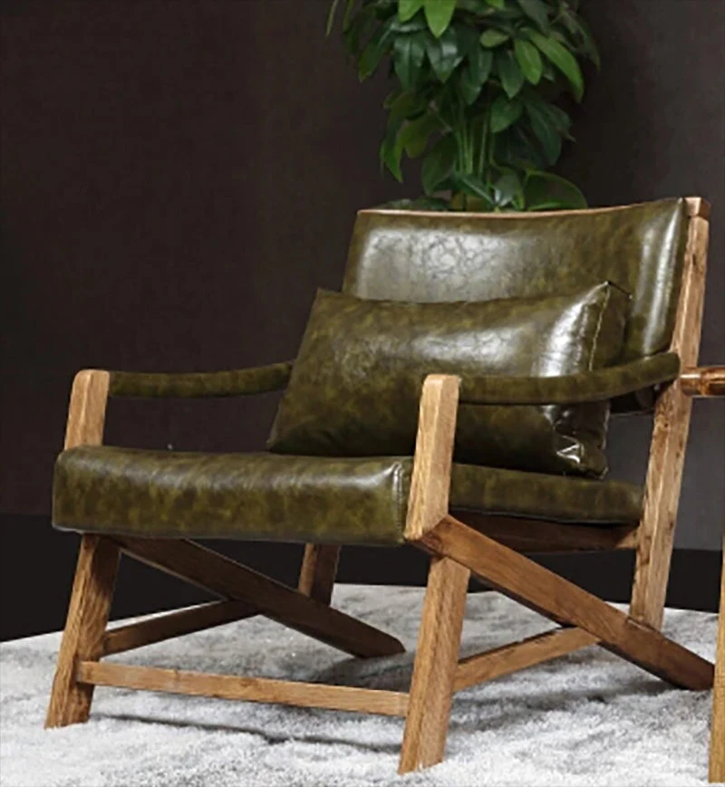Traditional Style Kitchen Dining Chair Dining Arm Side Chair with Wooden Legs