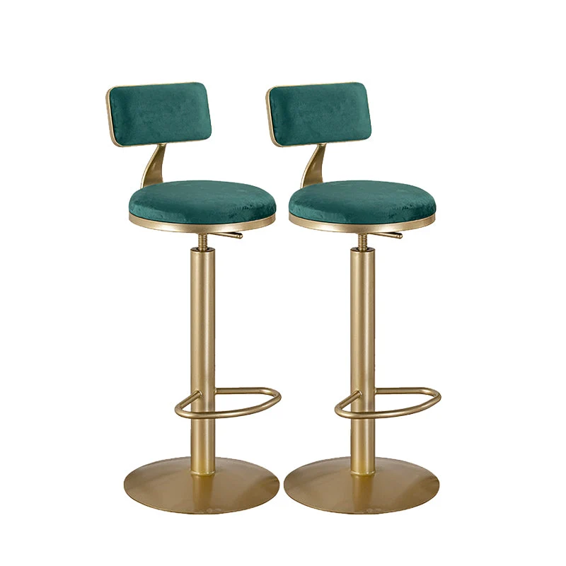 Contemporary Armless Bar & Counter Stool with Adjustable Height