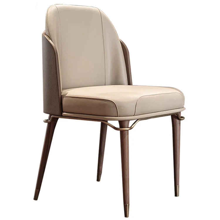 Matte Finish Parsons Dining Chair Modern Conference Room Leather Side Chair