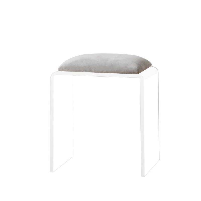 Contemporary Acrylic Vanity Desk 2-Drawer Vanity Dressing Table
