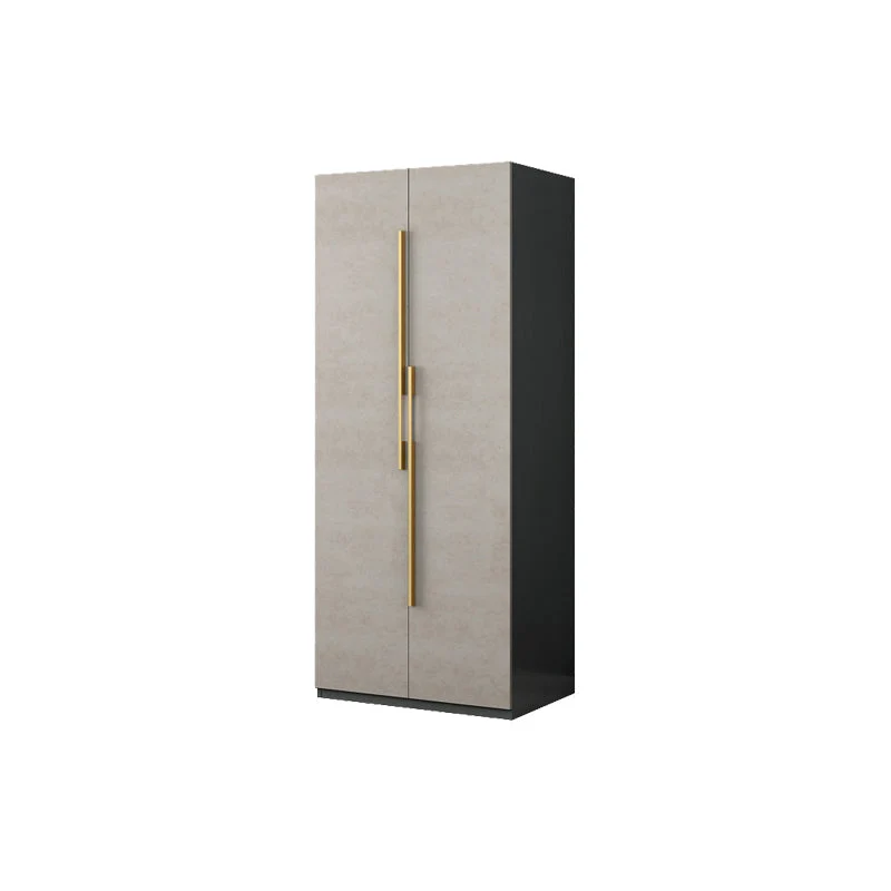 Engineered Wood Wardrobe Closet with Shelves Modern Wardrobe Cabinet