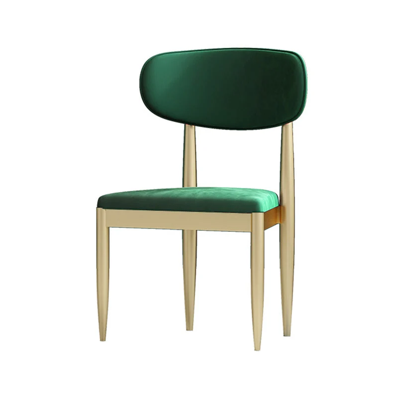 Upholstered Chair Scandinavian Style Open Back Dining Side Chair