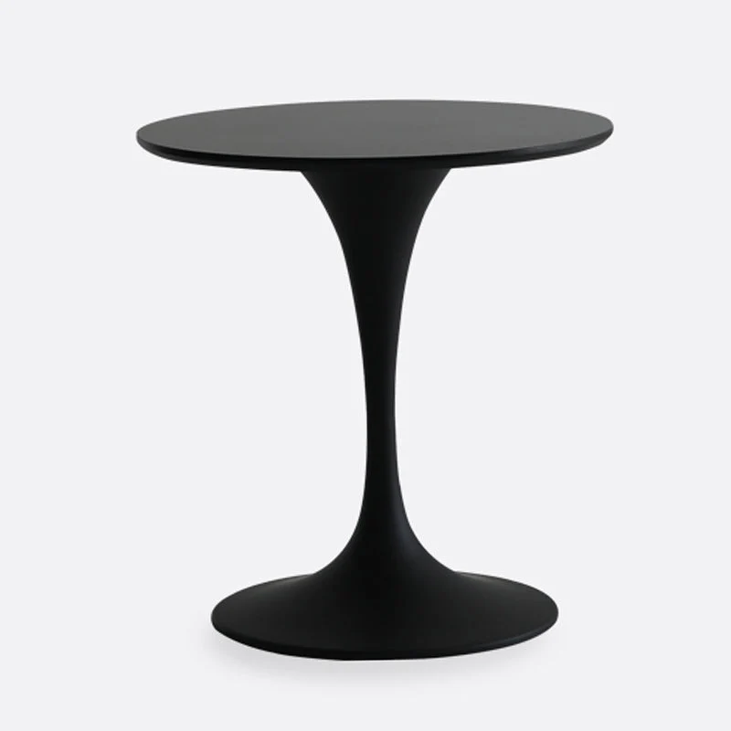 Living Room Round Top Dining Table Contemporary Dining Table with Metal Base
