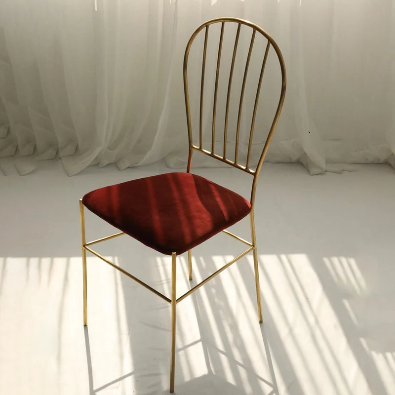 Kitchen Dining Chairs Upholstered Dining Chairs with Metal Legs