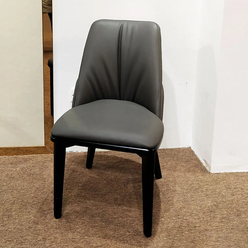 Contemporary Upholstered Dining Chairs Parsons Side Chair in Grey