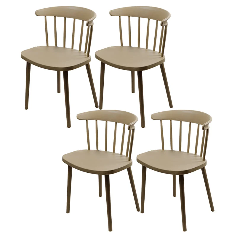 Contemporary Dining Room Chair Plastic Side Chair for Home Use
