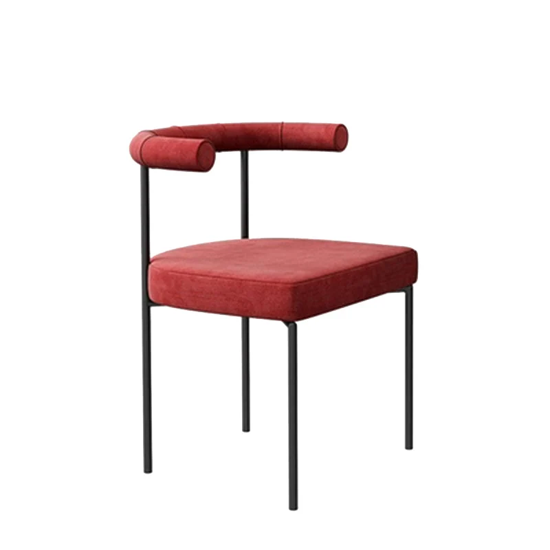 Open Back Dining Side Chair Contemporary Armless Dining Chairs for Home