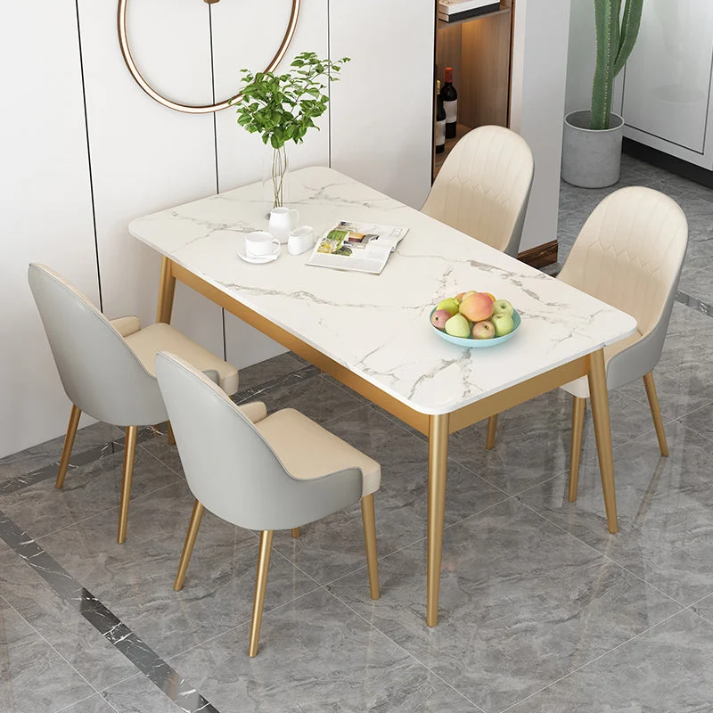 Traditional Luxury Rectangle Dining Collection 4-foot Home Furniture