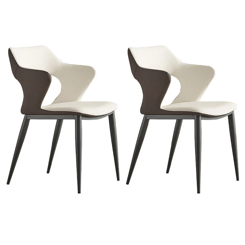 Industrial Dining Arm Chair Upholstered Dining Accent Chair for Home