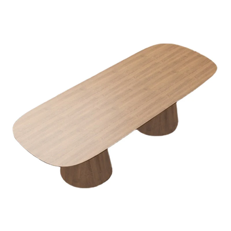 Brown Dinner Table Contemporary Style Dining Table for Home Kitchen Dinner