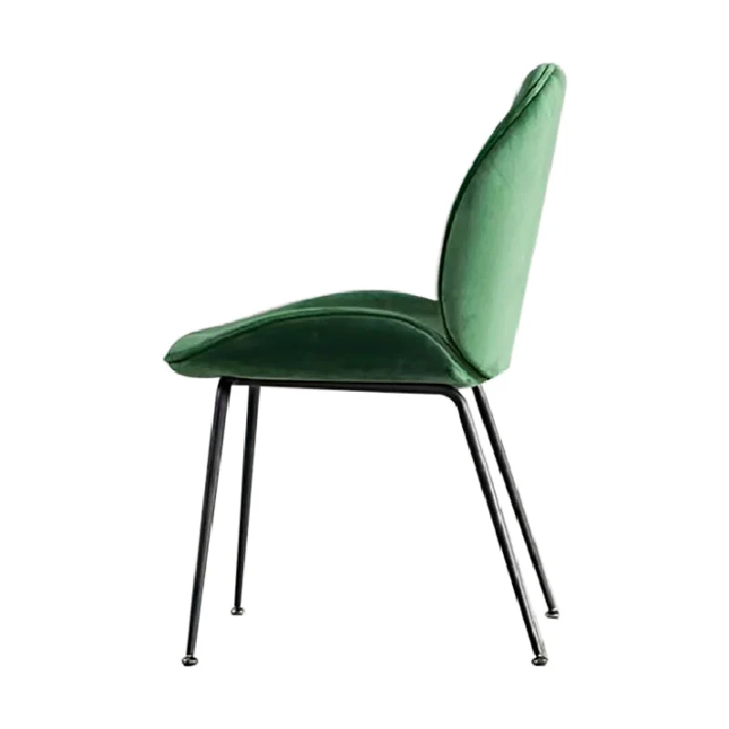 Glam Style Dining Chair Upholstered Dining Room Chair for Indoor