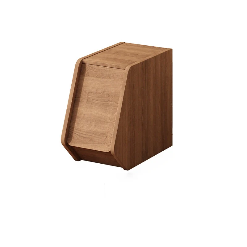 Modern Simplicity Rectangular Trapezoid Eco-Friendly Engineered Wood Side Table 1 - Cabinet For Living Room
