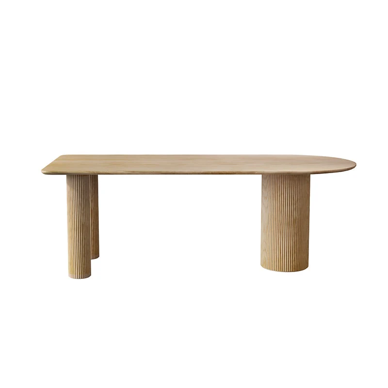 Contemporary Style Dining Table Dining Room Kitchen Table with Tripod Base